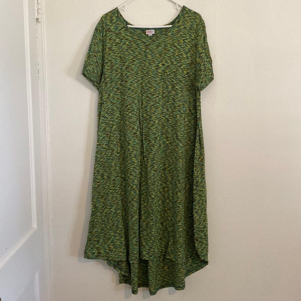 Green/Yellow/Teal LuLaRoe High/Low